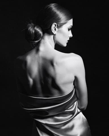 Fotografía editorial en blanco y negro