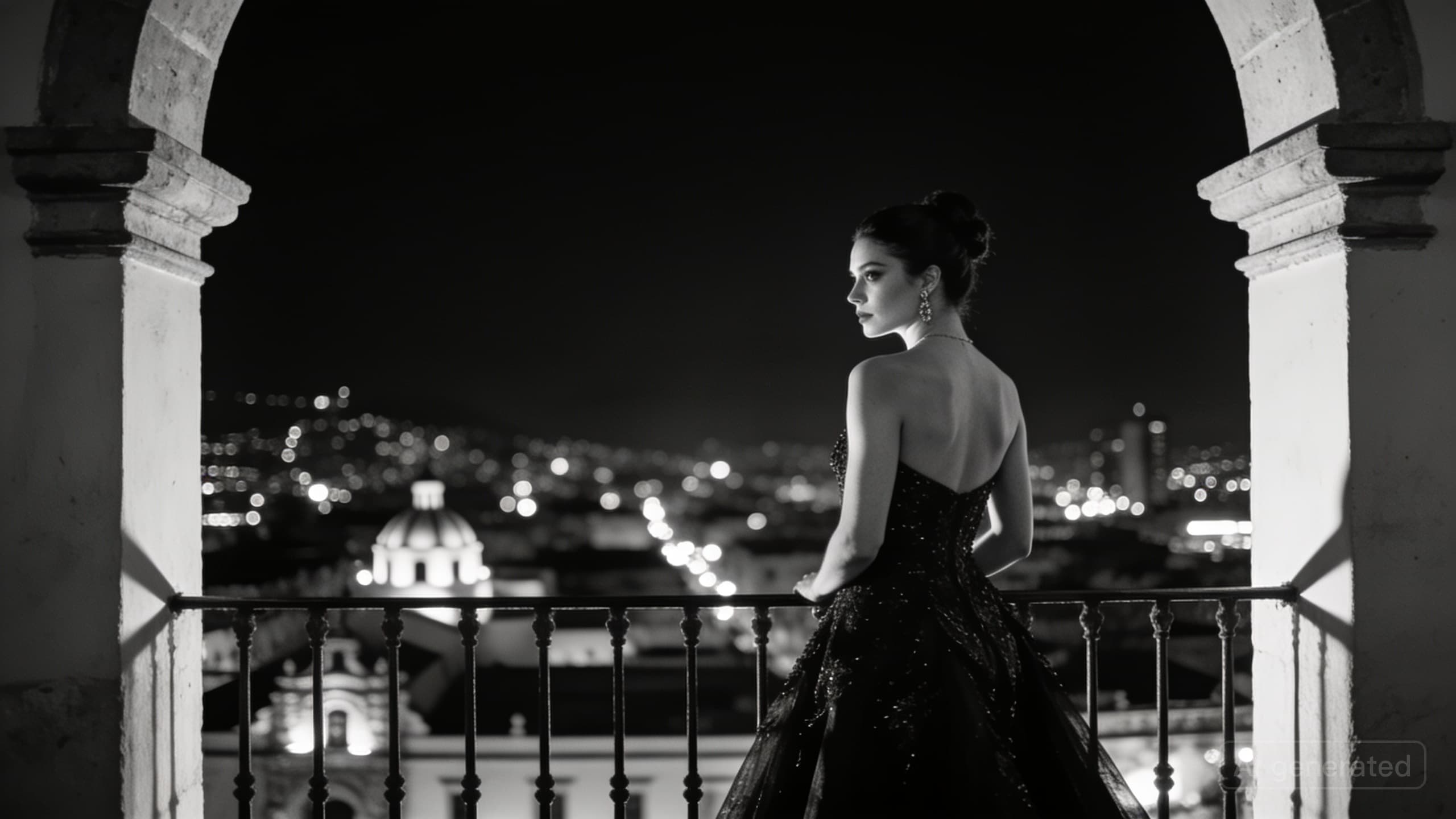 Fotografía editorial en blanco y negro